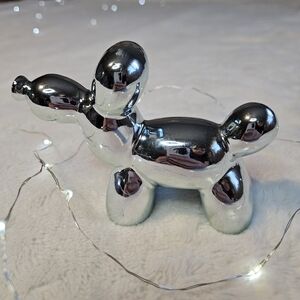 💛 Chrome Balloon Dog Figurine